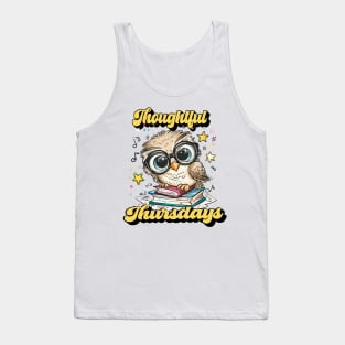 Thoughtful Thursdays: Kawaii Owl & Books Tank Top